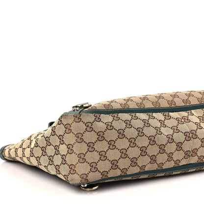 Gucci Monogram Large Abbey Tote Green 7 of 8
