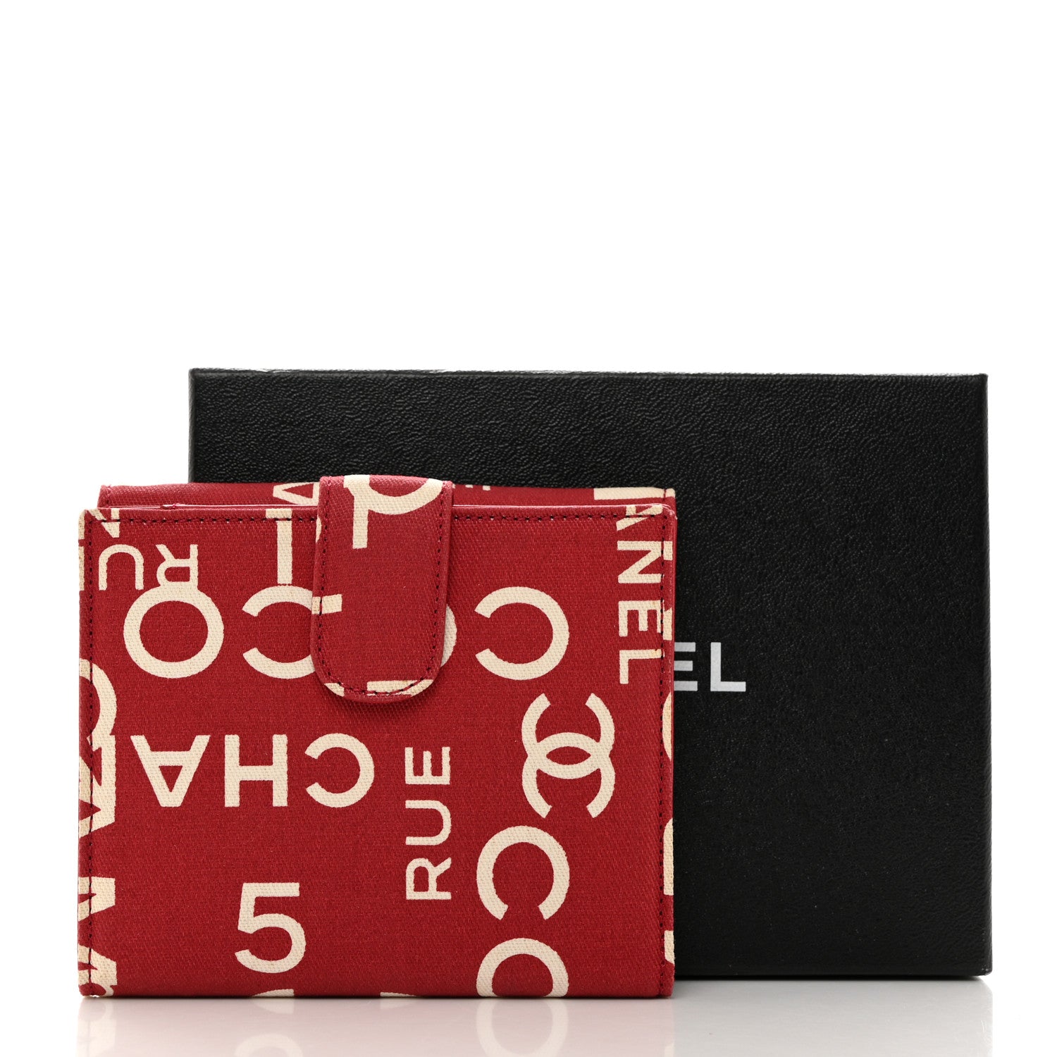 Chanel Canvas 31 Rue Cambon By The Sea Wallet Red 8 of 8