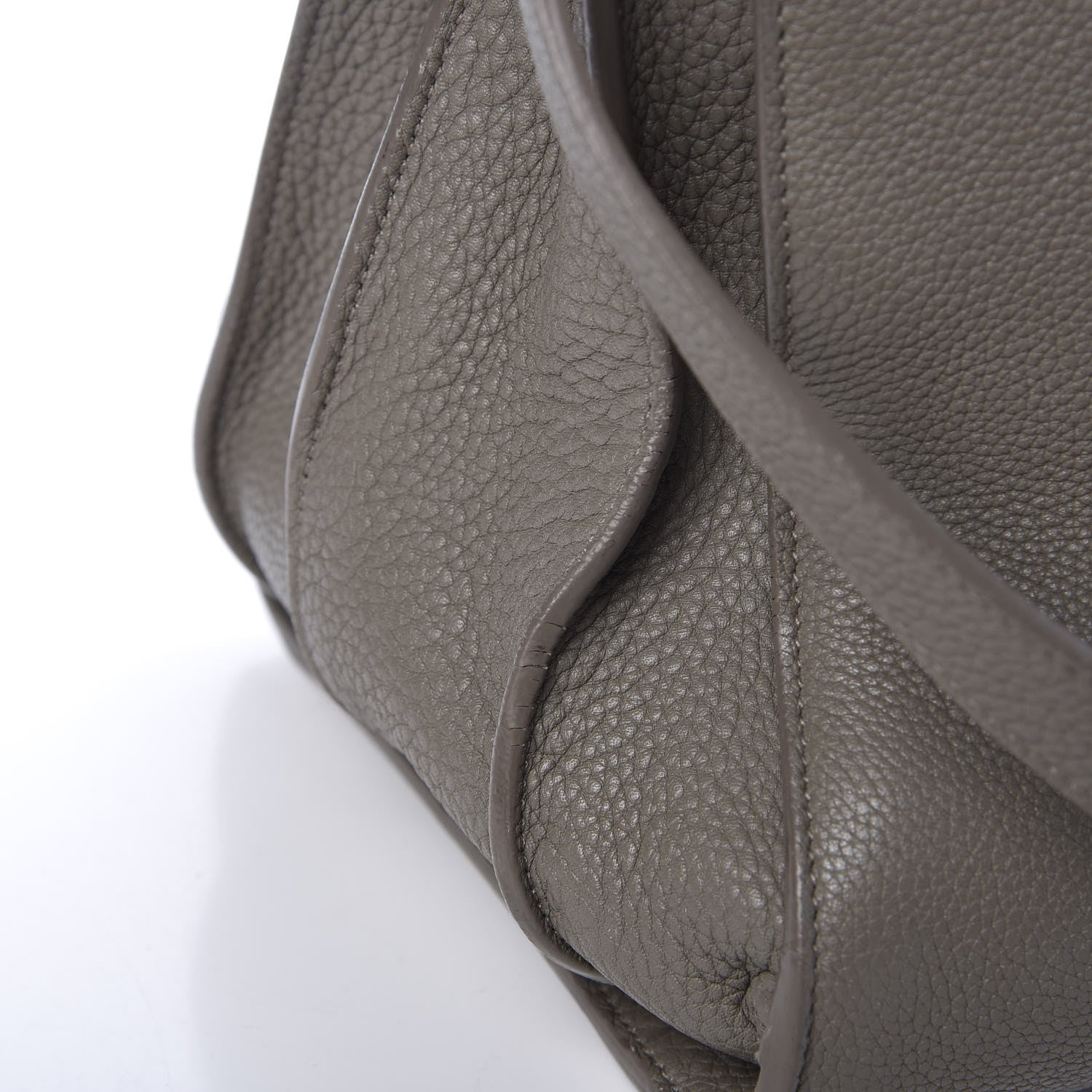 Saint Laurent Grained Calfskin Medium Supple Sac De Jour Kaki Militaire 16 of 16