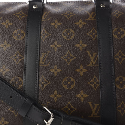 Louis Vuitton Monogram Macassar Keepall Bandouliere 45 9 of 9