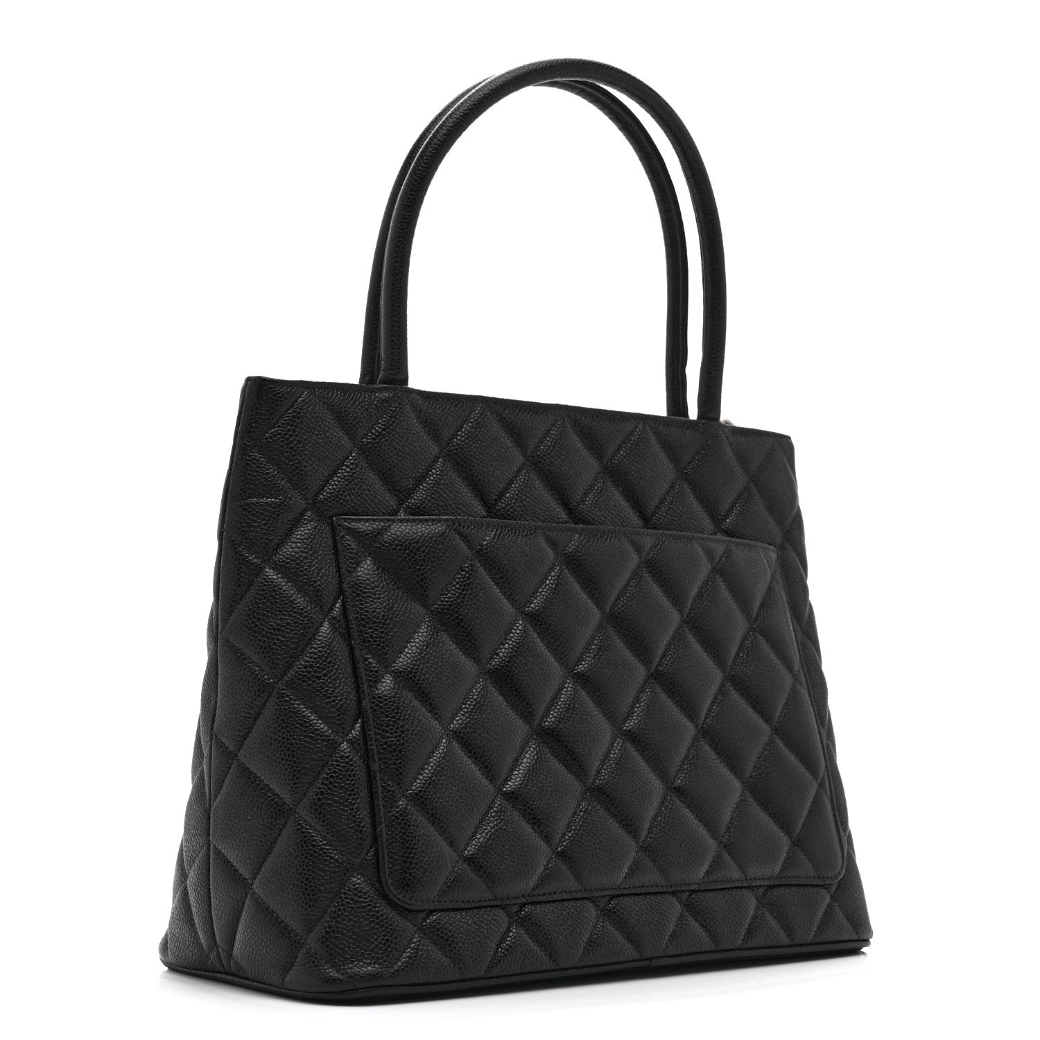Chanel Caviar Quilted Medallion Tote Black 3 of 10