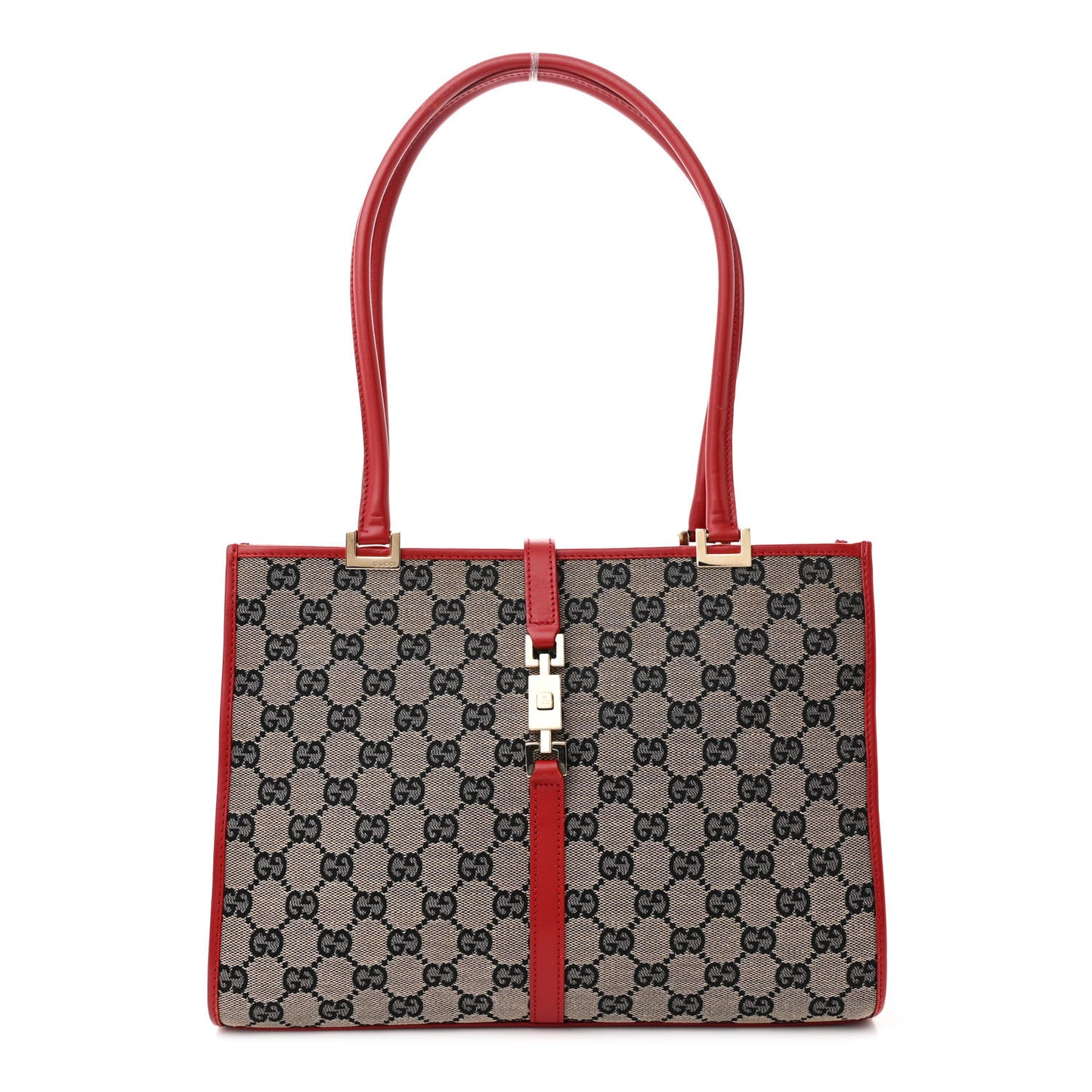 Monogram Small Bardot Shoulder Bag Red