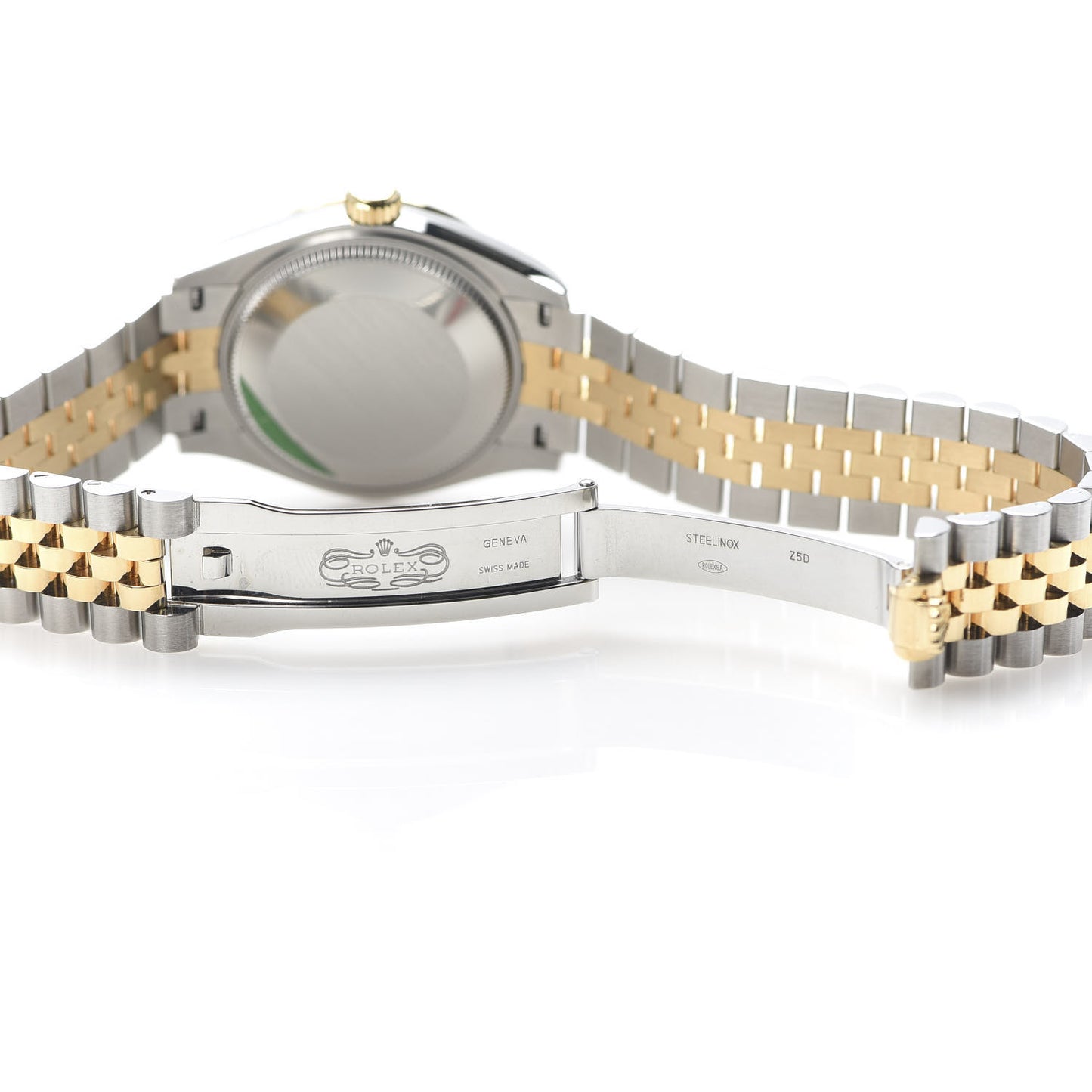 Stainless Steel 18K Yellow Gold 31mm Oyster Perpetual Datejust Watch White Roman 278273