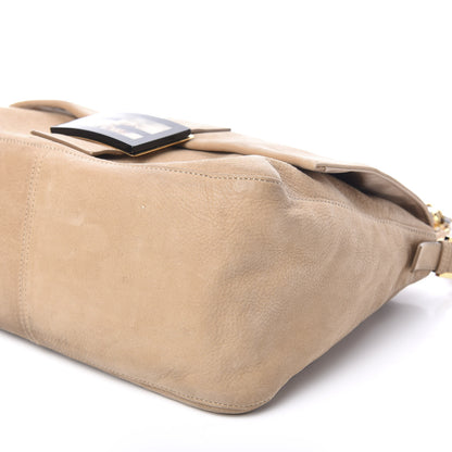 Fendi Vitello Savana Big Mama Baguette Caramello Tartaruga Natural 8 of 10