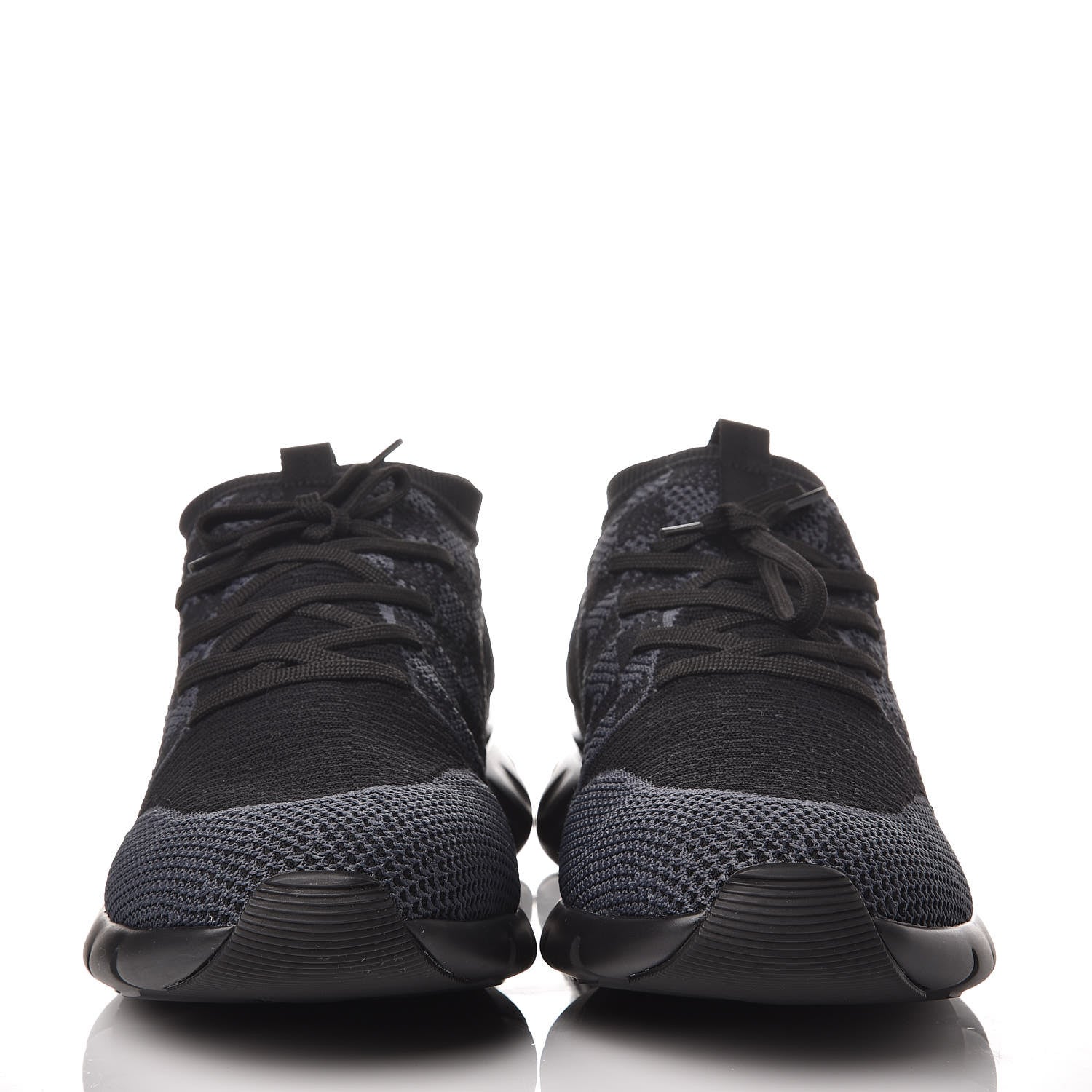 Louis Vuitton Knit Damier Fastlane Sneakers 10 Graphite 2 of 7