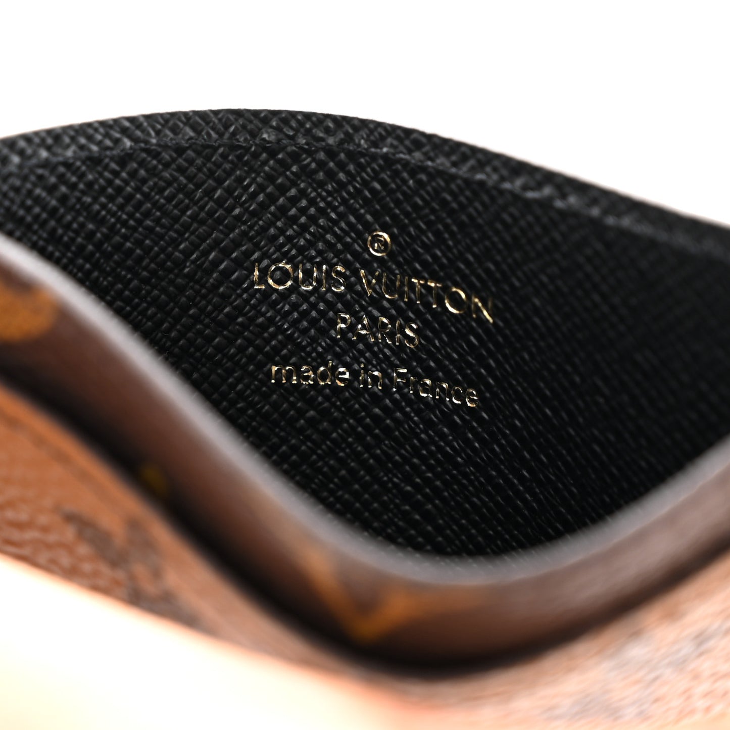 Reverse Monogram Card Holder