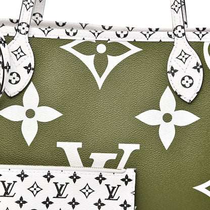 Louis Vuitton Monogram Giant Neverfull MM Kaki 15 of 15