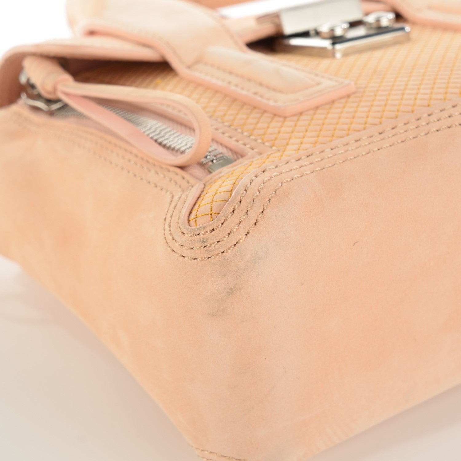 3.1 Phillip Lim 3.1 Perforated Calfskin Suede Mini Pashli Satchel Beige 2 of 11