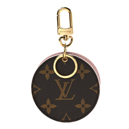 Louis Vuitton Monogram LV Mirror Bag Charm Key Holder Rose Ballerine 1 of 5