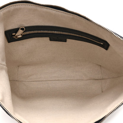 Gucci GG Supreme Monogram Textured Dollar Calfskin Web Small Ophidia Half Moon Hobo Beige Blue 5 of 11