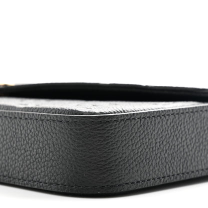Louis Vuitton Empreinte Pochette Felicie Chain Wallet Black 12 of 12