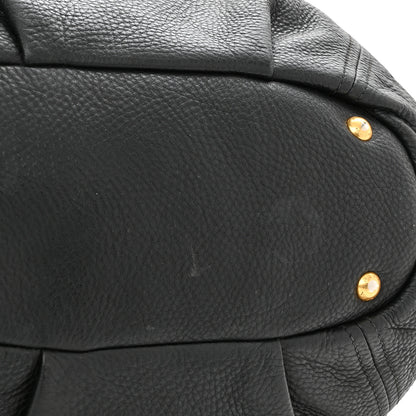 Prada Vitello Daino Tote Black 10 of 17