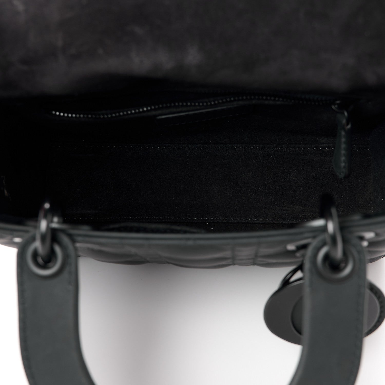 Christian Dior Ultra Matte Calfskin Cannage Small My ABCDior Lady Dior Black 5 of 11