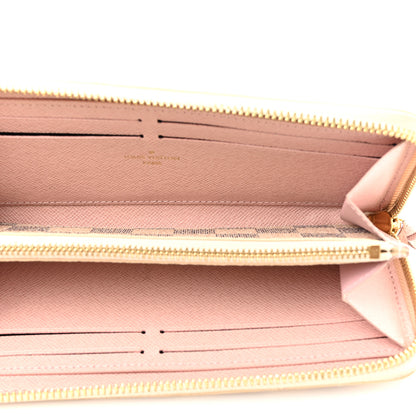 Louis Vuitton Damier Azur Clemence Wallet Rose Ballerine 5 of 9