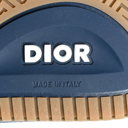 Christian Dior Smooth Calfskin Oblique Galaxy Mens B27 Low Top Sneakers 41 Blue Beige 8 of 9