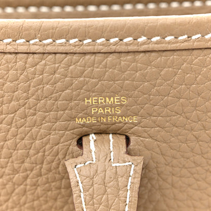 Hermes Taurillon Clemence Evelyne TPM Etoupe 6 of 11