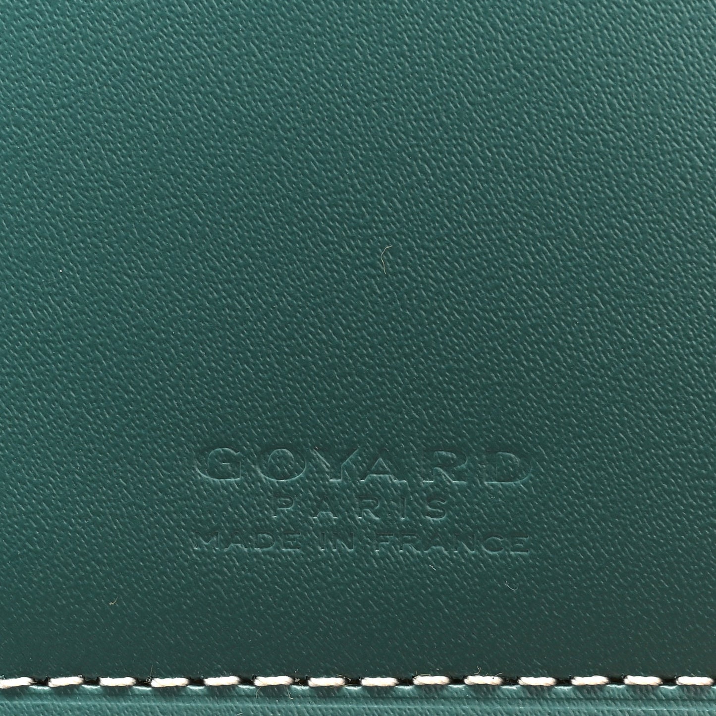 Goyardine Passport Wallet Green