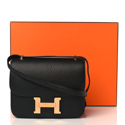 Hermes Chevre Mysore Constance 18 Black 10 of 10