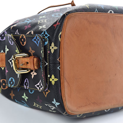 Louis Vuitton Monogram Multicolor Petit Noe Black 10 of 14