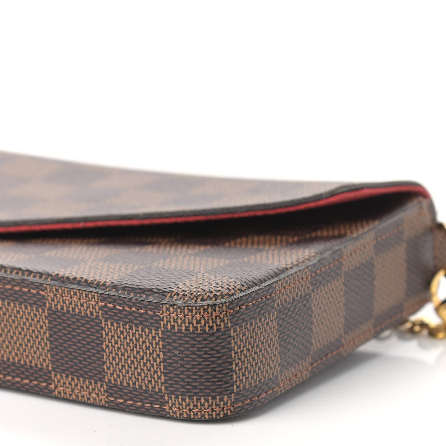 Damier Ebene Pochette Felicie Chain Wallet
