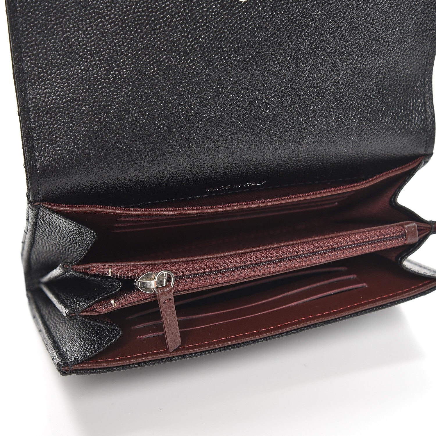 Chanel Caviar Quilted Medium Flap Wallet Black 5 of 9
