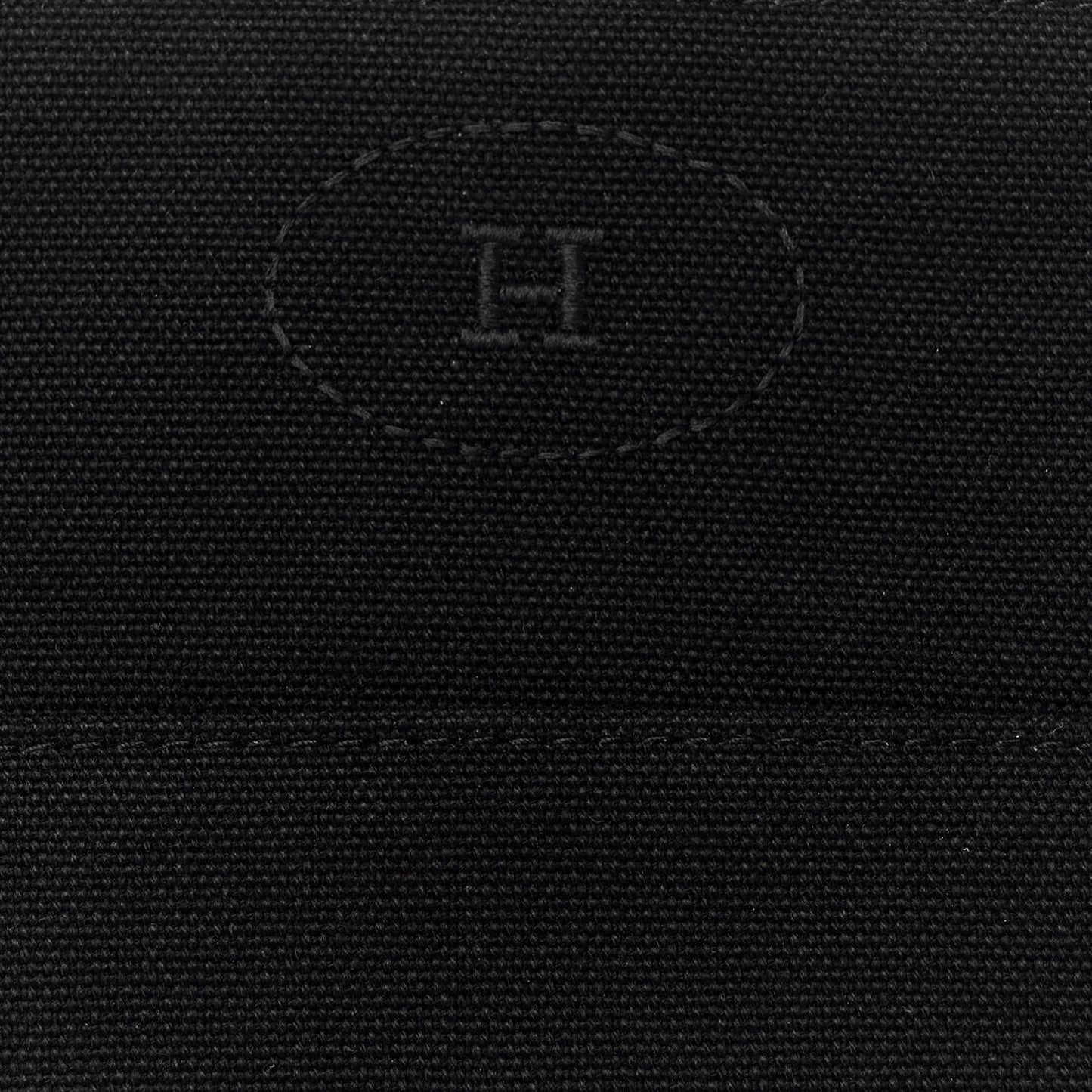 Cotton Canvas Bolide Travel Cosmetic Pouch MM Black