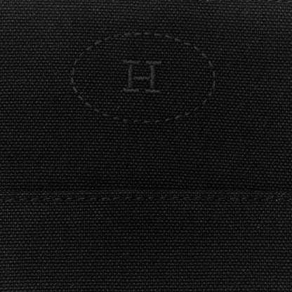 Hermes Cotton Canvas Bolide Travel Cosmetic Pouch MM Black 7 of 9