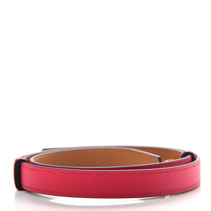 Hermes Epsom Kelly Belt Rose Extreme 2 of 5