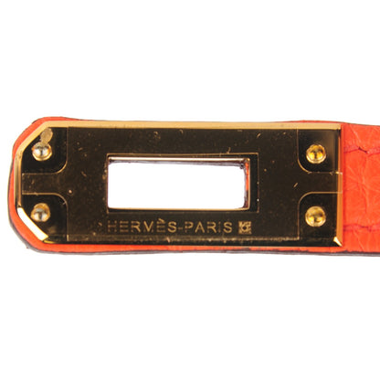 Hermes Taurillon Clemence Birkin 25 Orange Poppy 9 of 20