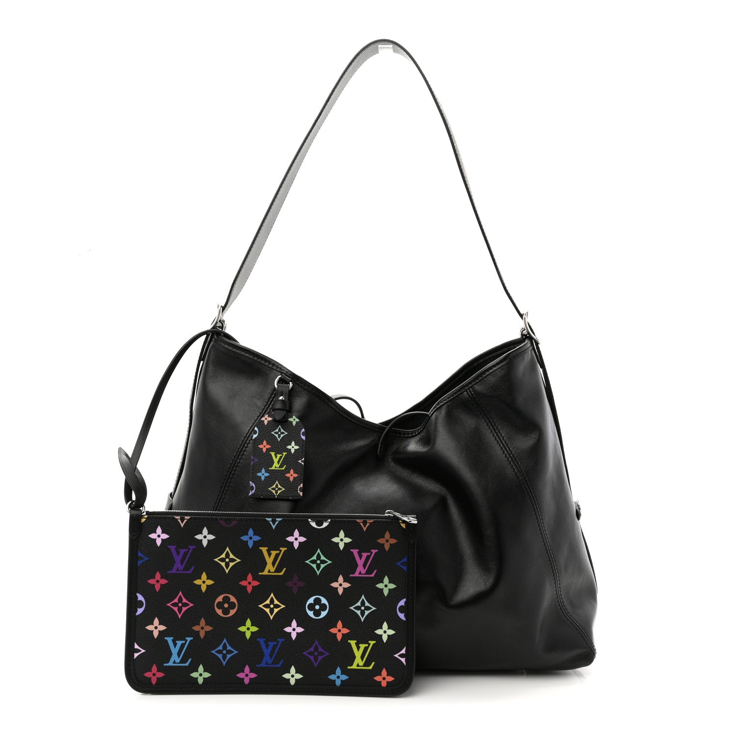 Louis Vuitton LV X TM Lambskin CarryAll Vibe MM Black 1827139