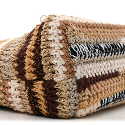Miu Miu Fabric Crochet Mini Spirit Bag Naturale Multicolor 7 of 8