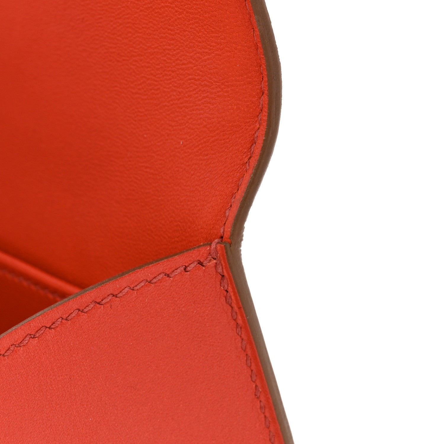 Hermes Tadelakt Egee Clutch Sanguine 12 of 15