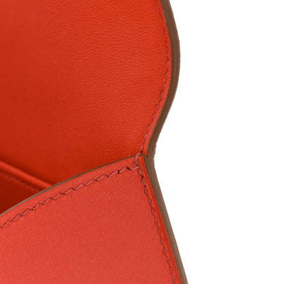 Hermes Tadelakt Egee Clutch Sanguine 12 of 15
