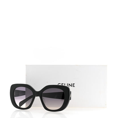 Celine Acetate Triomphe 01 Square Sunglasses CL 40226U Black 7 of 7