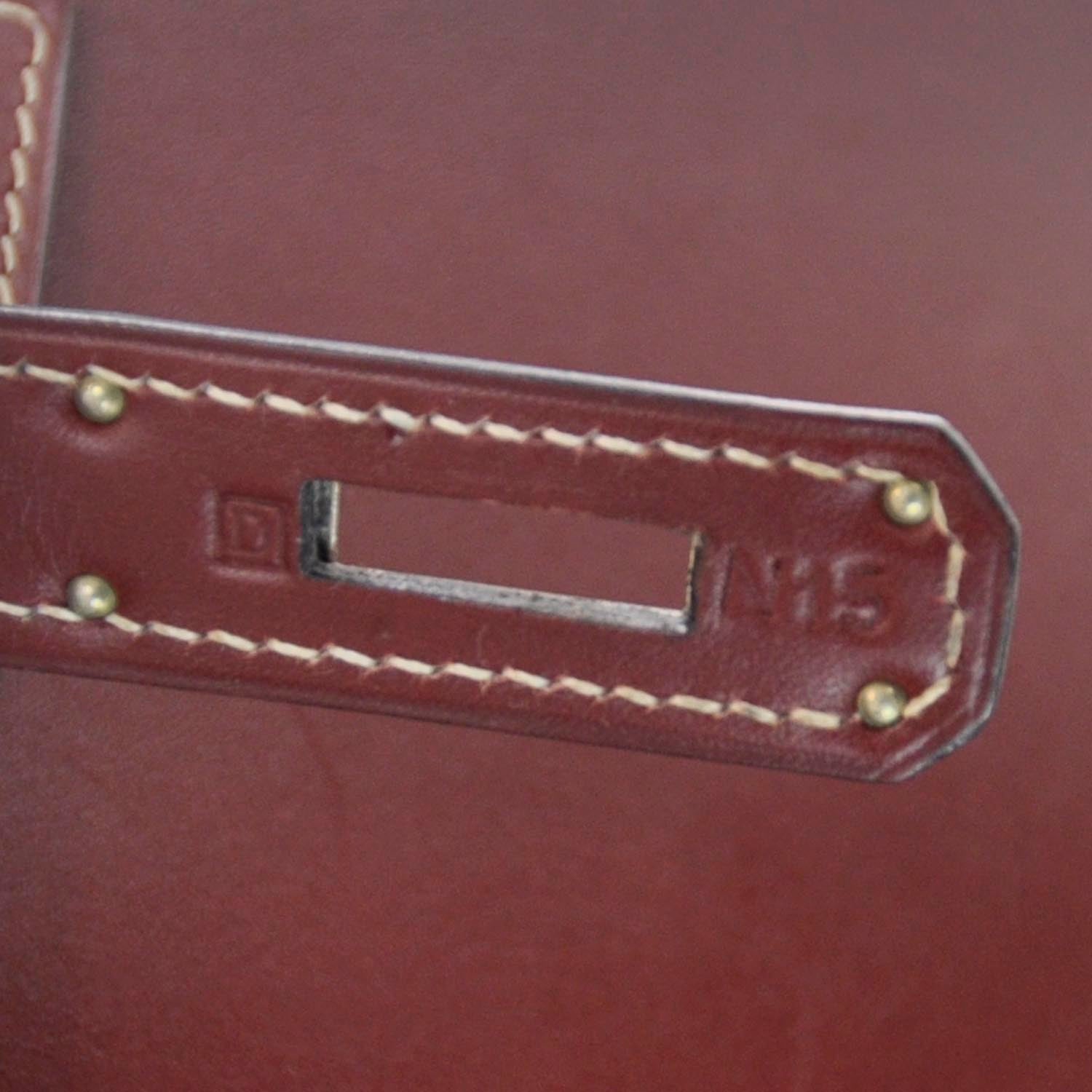 Hermes Chamonix Kelly Sellier 28 Rouge H 6 of 9