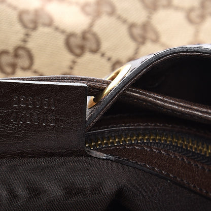 Gucci Monogram Medium Interlocking Icon Shoulder Bag Dark Brown 7 of 9
