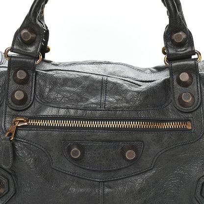 Balenciaga Agneau Giant 21 Rose Gold Hardware Work  Anthracite 9 of 12