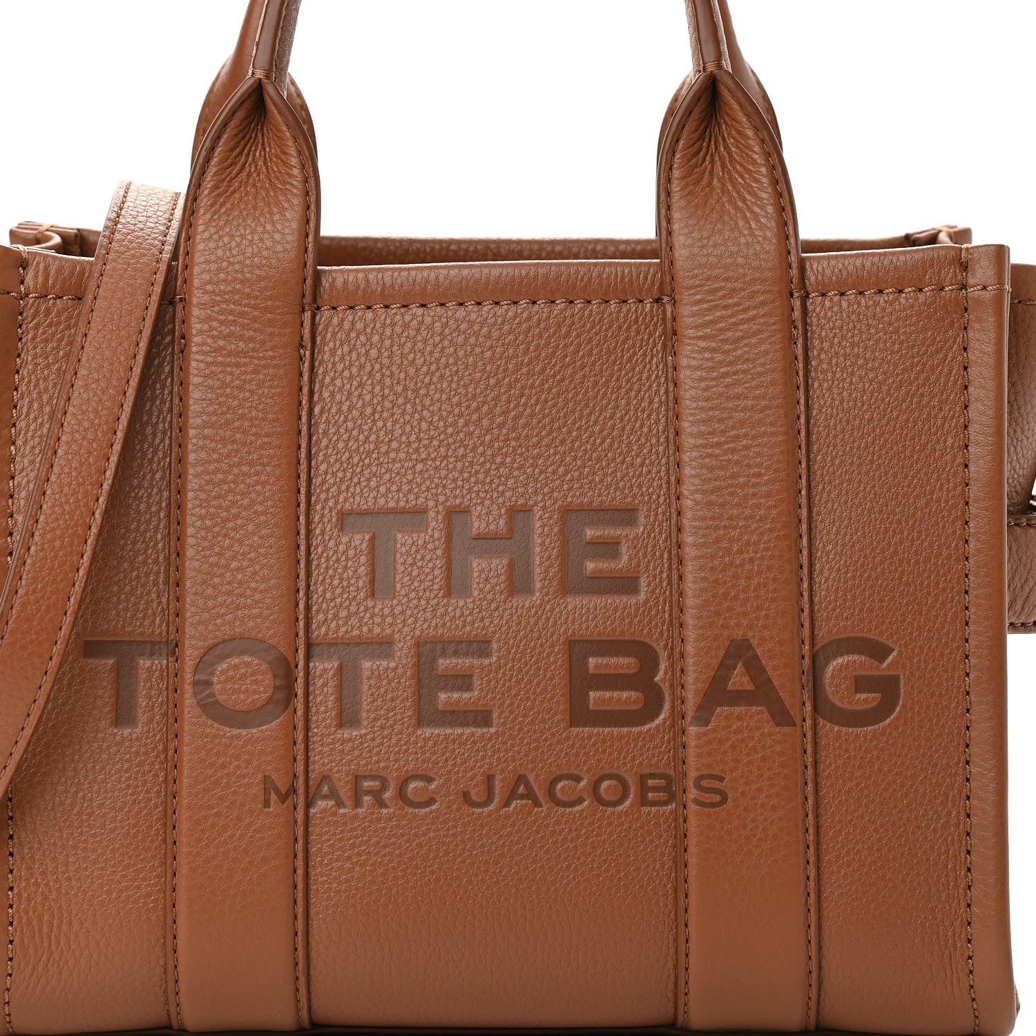 Marc Jacobs Grained Calfskin Small The Tote Bag Argan Oil 10 of 10