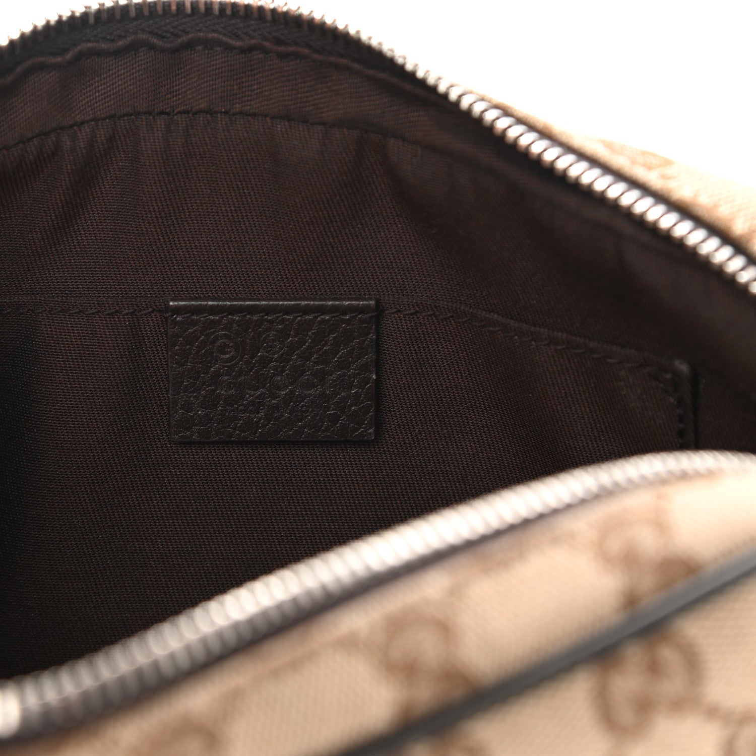 Gucci Monogram Belt Bag Dark Brown 6 of 10