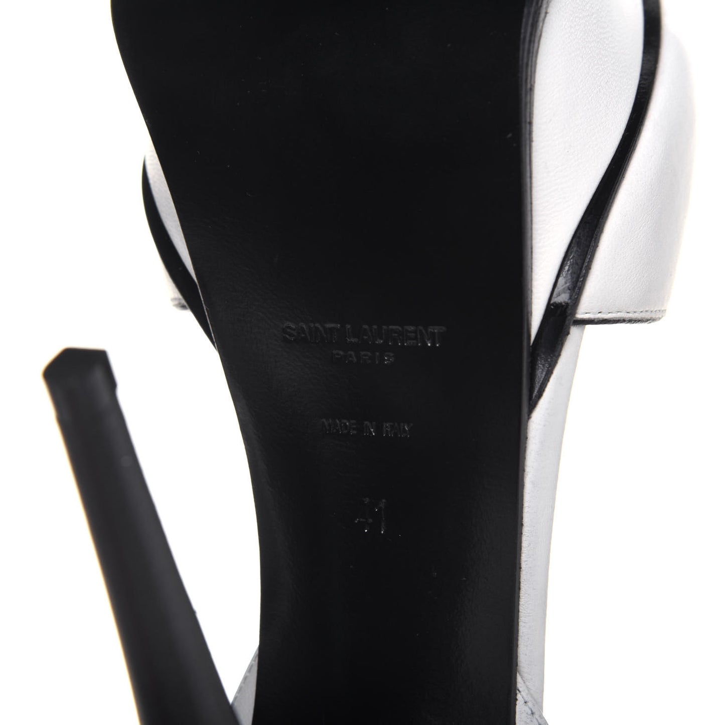 Calfskin Tribute 105 Open Toe Platform Sandals 41 White