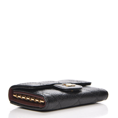 Chanel Caviar Quilted 6 Key Holder Black 4 of 8