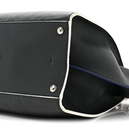 Fendi Vitello Dolce Shiny Nappa Petite 3Jours Tote Black Iris 9 of 21