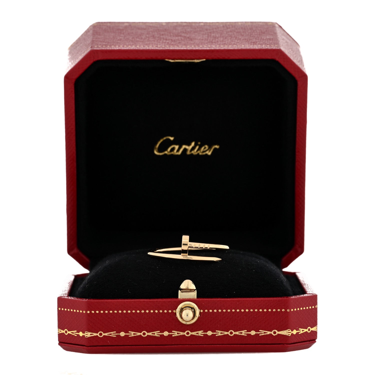 Cartier 18K Yellow Gold Small Juste Un Clou Ring 64 10.75 5 of 5