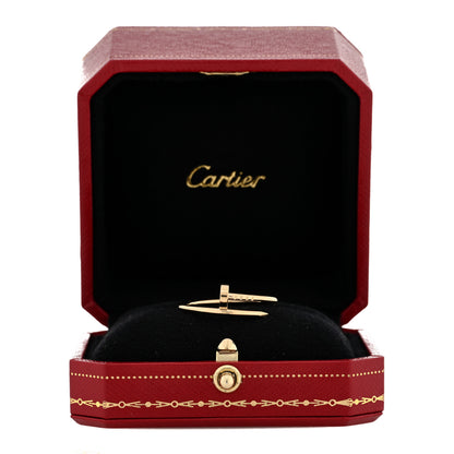 Cartier 18K Yellow Gold Small Juste Un Clou Ring 64 10.75 5 of 5
