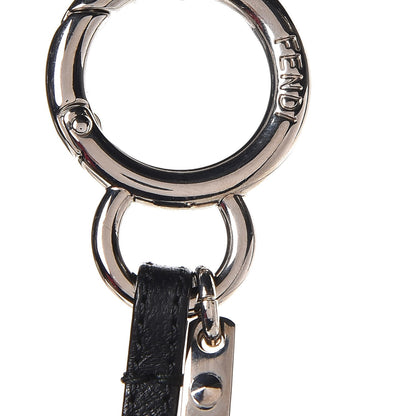 Fendi Mink Fox Goat Fur Mini Karlito Bag Charm Blue 3 of 5