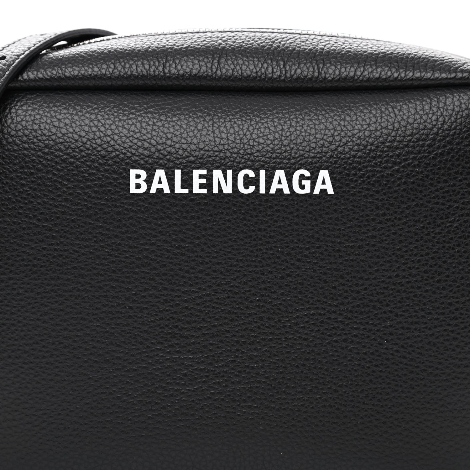 Balenciaga Calfskin Logo M Everyday Camera Bag Black 8 of 10