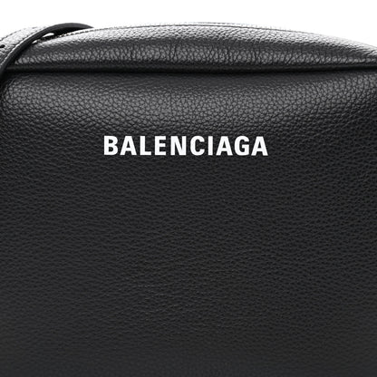 Balenciaga Calfskin Logo M Everyday Camera Bag Black 8 of 10