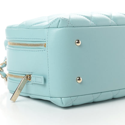 Chanel Lambskin Quilted Small Trendy CC Bowling Bag Light Blue 10 of 12