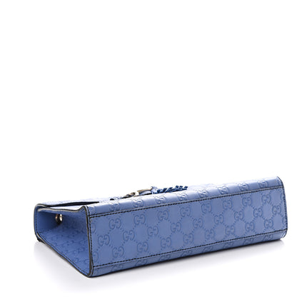 Gucci Soft Guccissima Medium Emily Chain Shoulder Bag Mineral Blue 3 of 10