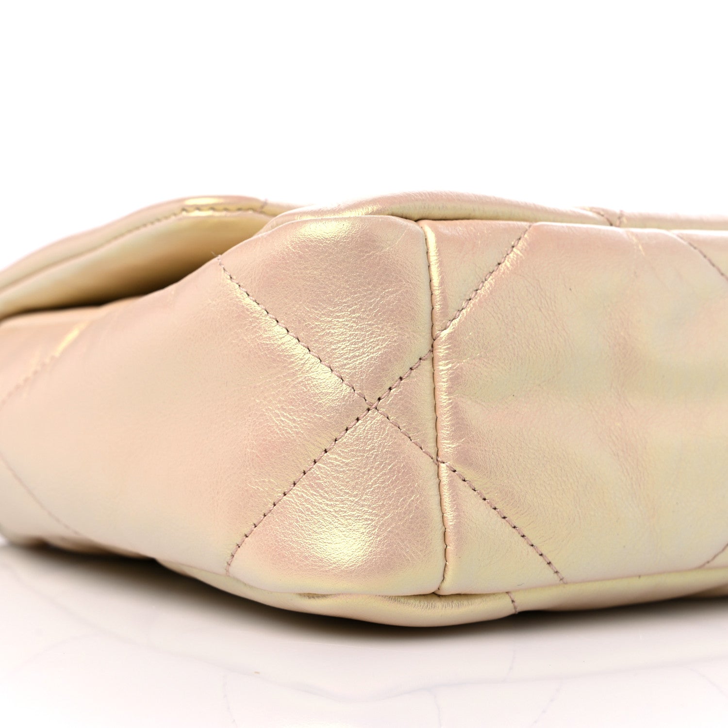 Chanel Iridescent Lambskin Quilted Medium Chanel 19 Flap Pink 8 of 11